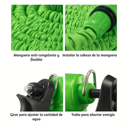 Manguera extensible con 7 funciones diferentes