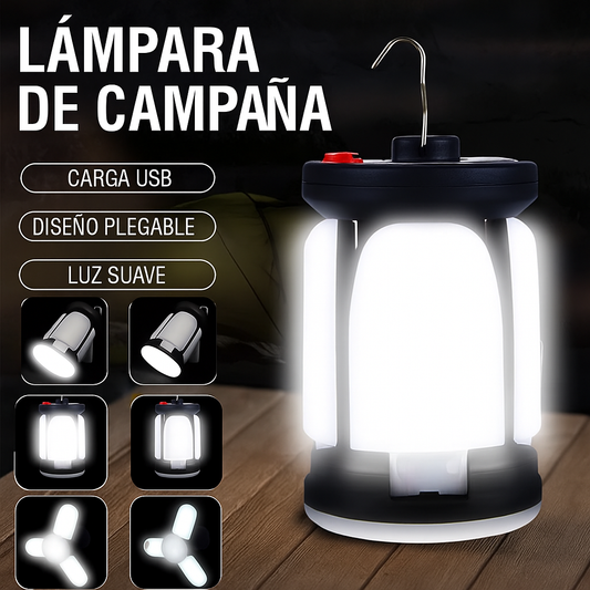 Linterna Solar LED de Alta Potencia para Camping