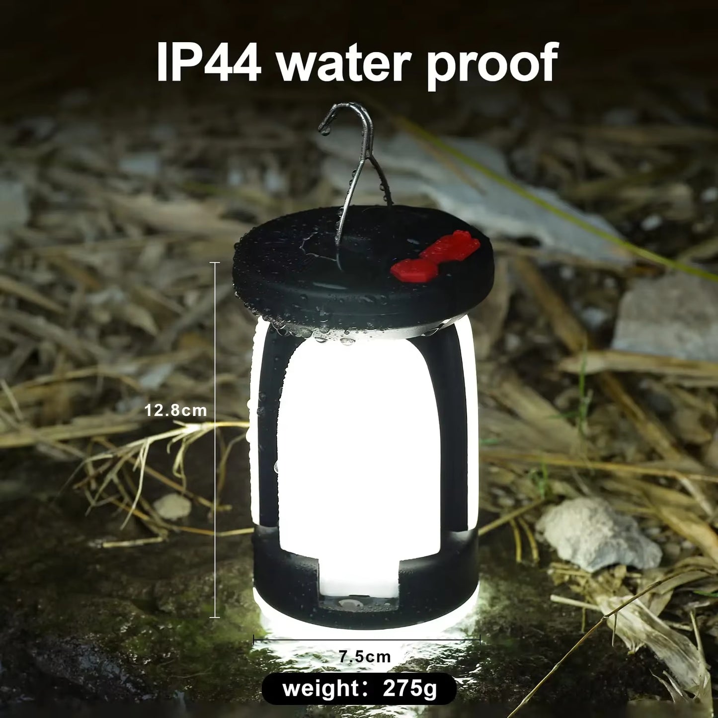 Linterna Solar LED de Alta Potencia para Camping 